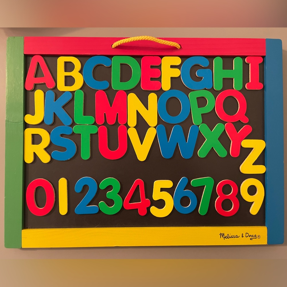 SOLD - Melissa & Doug Magentic Chalkboard & Dry-Erase Board